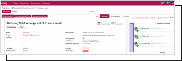Odoo • Text und Bild