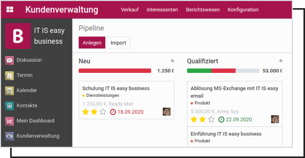 Odoo • Text und Bild